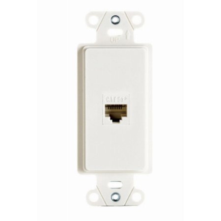 PASS & SEYMOUR 1Port Cat5E Wall Jack WP3210WHV1